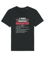 5 Things About My Smartass Daughter Tricou mânecă scurtă Unisex Rocker