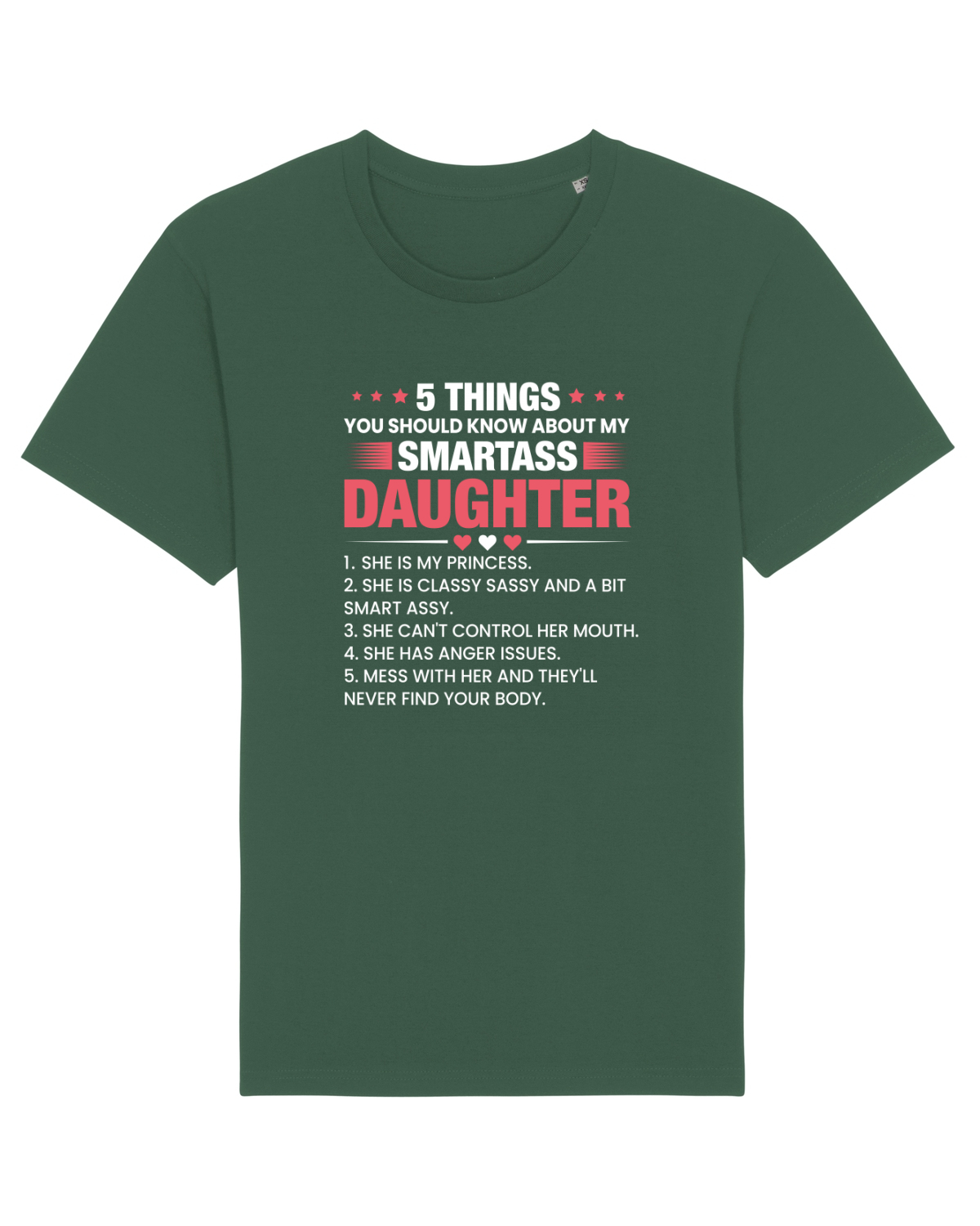 Tricou mânecă scurtă Unisex Rocker Bottle Green