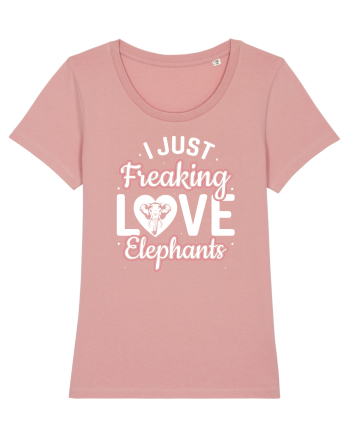 I Just Freaking Love Elephants Canyon Pink