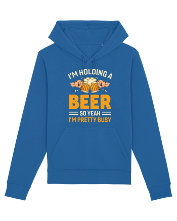 I'm Holding A Beer Royal Blue