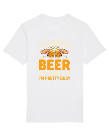 I'm Holding A Beer White