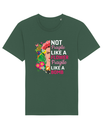 Not Fragile Like A Flower Fragile Like A Bomb Bottle Green