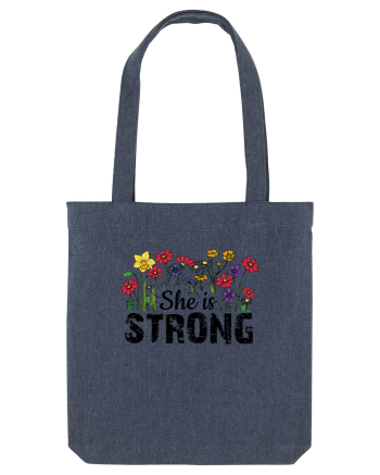 She Is Strong Midnight Blue