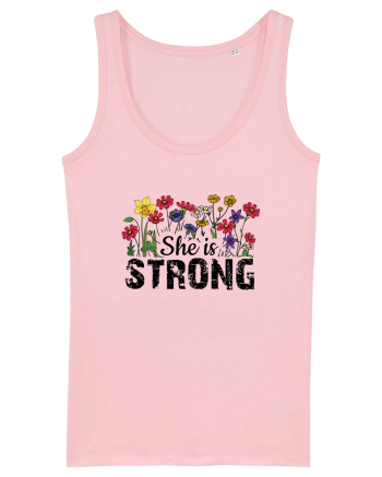 She Is Strong Cotton Pink