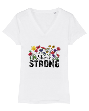 She Is Strong White