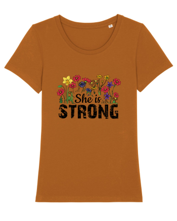 She Is Strong Roasted Orange