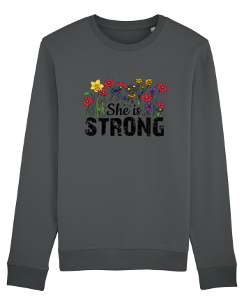 She Is Strong Anthracite