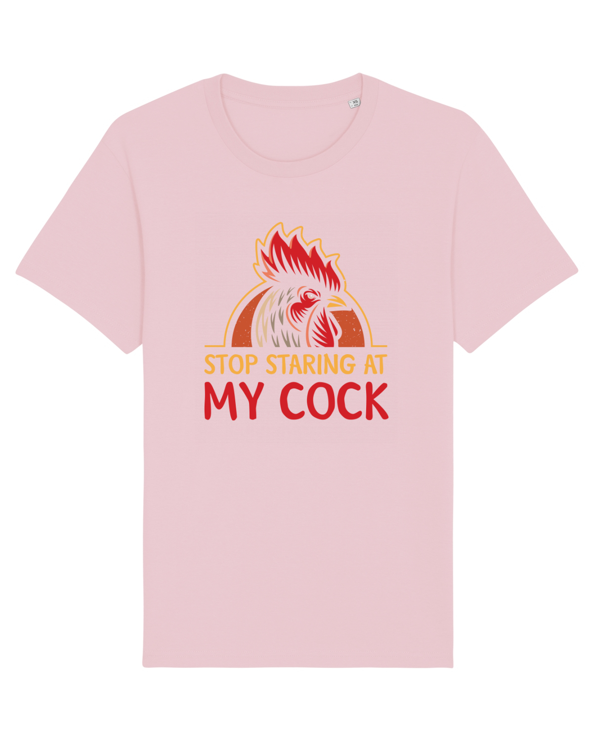 Tricou mânecă scurtă Unisex Rocker Cotton Pink