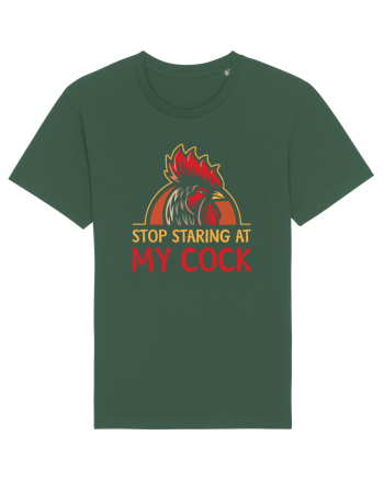 Stop Staring At My Cock Bottle Green
