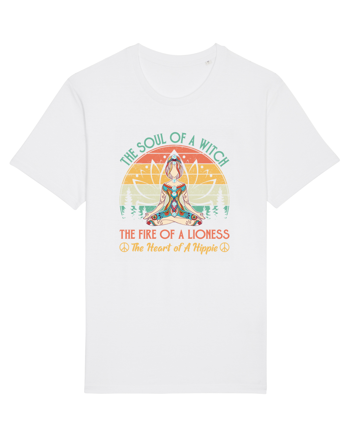 Tricou mânecă scurtă Unisex Rocker White