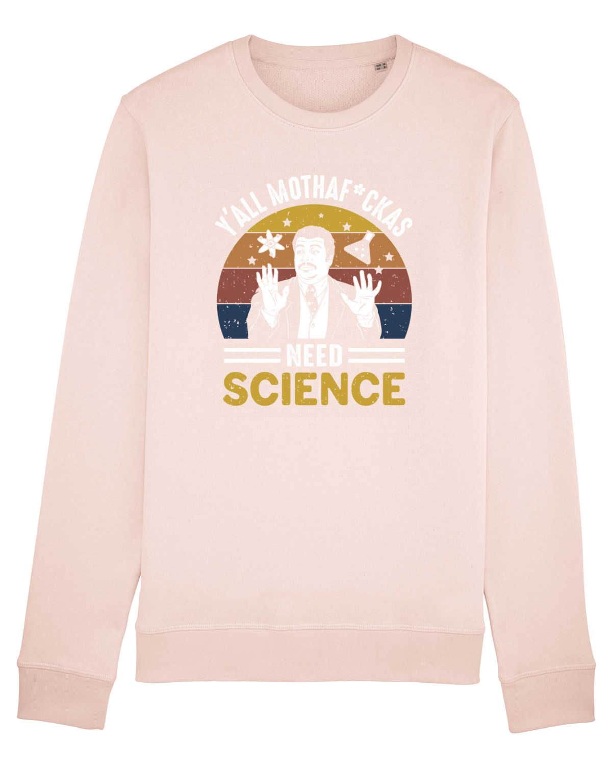 Bluză mânecă lungă Unisex Rise Candy Pink