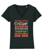 You Can't Scare Me Tricou mânecă scurtă guler V Damă Evoker