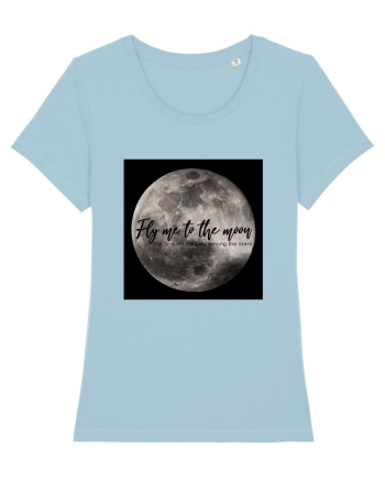 Fly me to the Moon Sky Blue