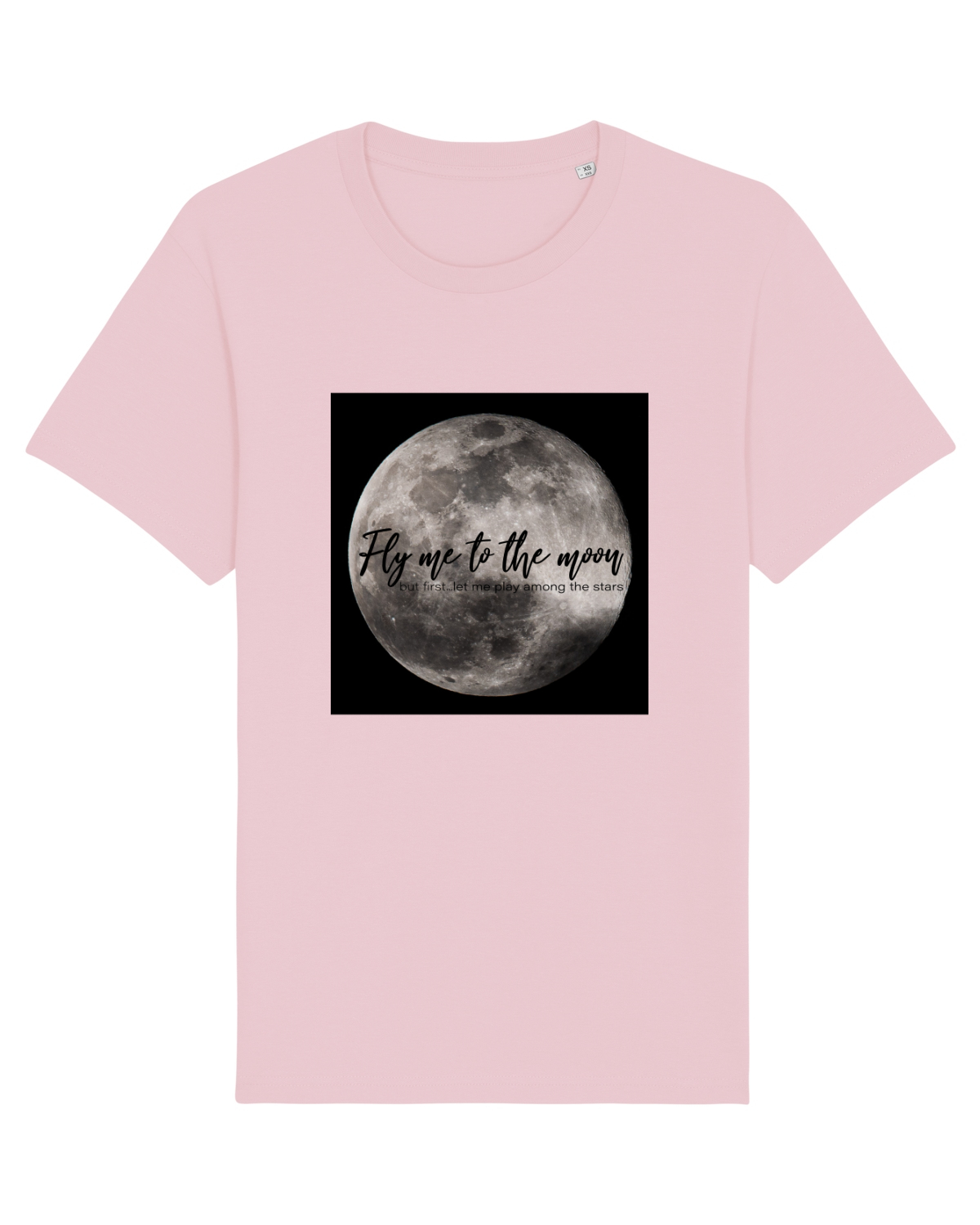 Tricou mânecă scurtă Unisex Rocker Cotton Pink