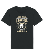 All Men Are Equal Legends Are Born In April Tricou mânecă scurtă Unisex Rocker