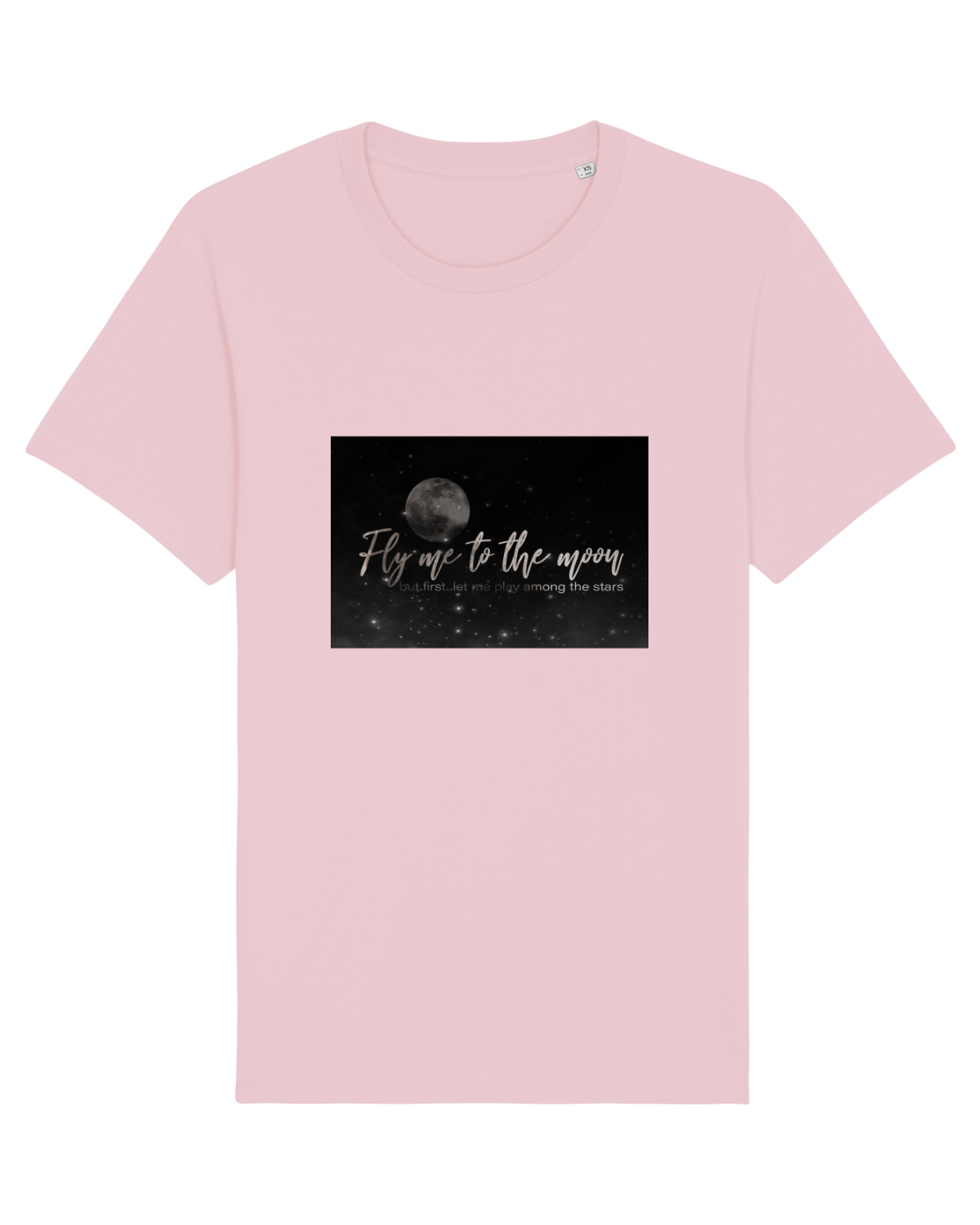Tricou mânecă scurtă Unisex Rocker Cotton Pink