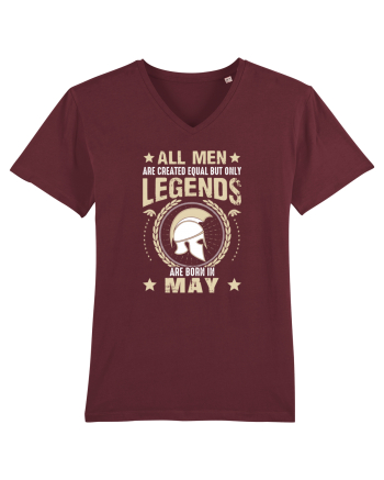 All Men Are Equal Legends Are Born In May Burgundy