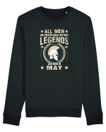 All Men Are Equal Legends Are Born In May Bluză mânecă lungă Unisex Rise