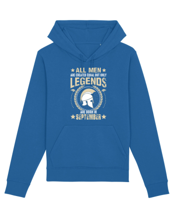 All Men Are Equal Legends Are Born In September Royal Blue