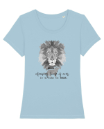 Lion - It's time to roar Tricou mânecă scurtă guler larg fitted Damă Expresser