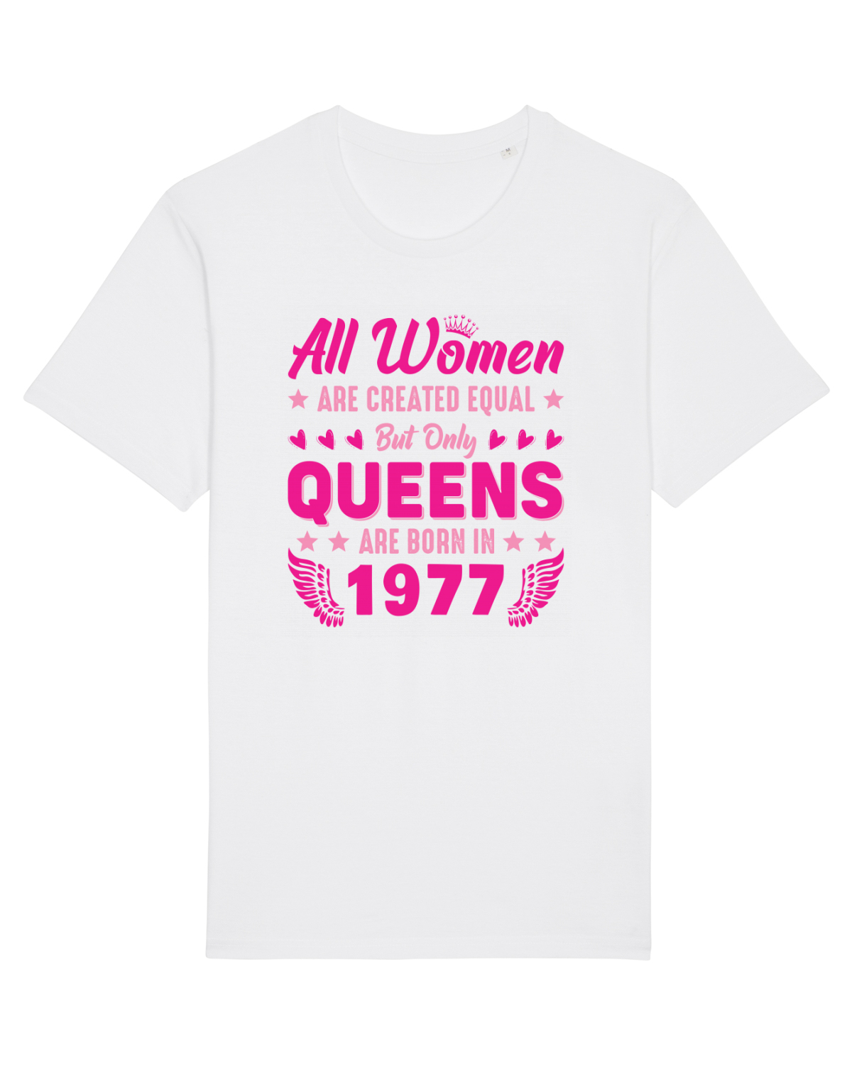 Tricou mânecă scurtă Unisex Rocker White