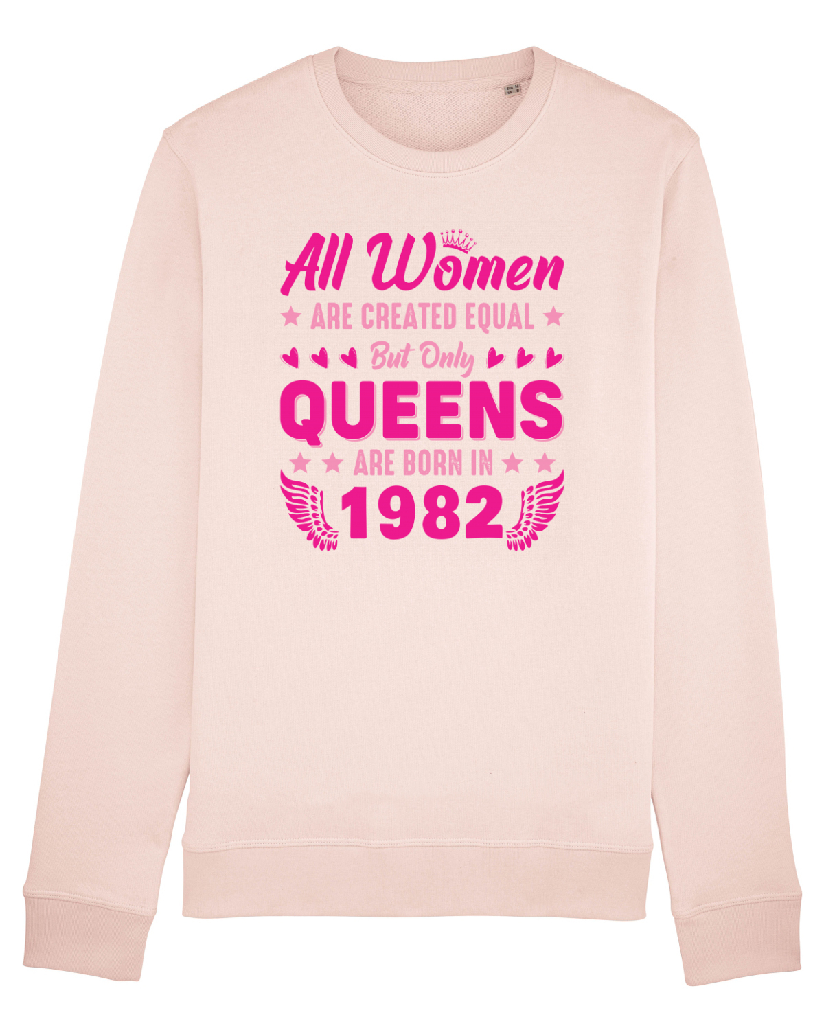 Bluză mânecă lungă Unisex Rise Candy Pink