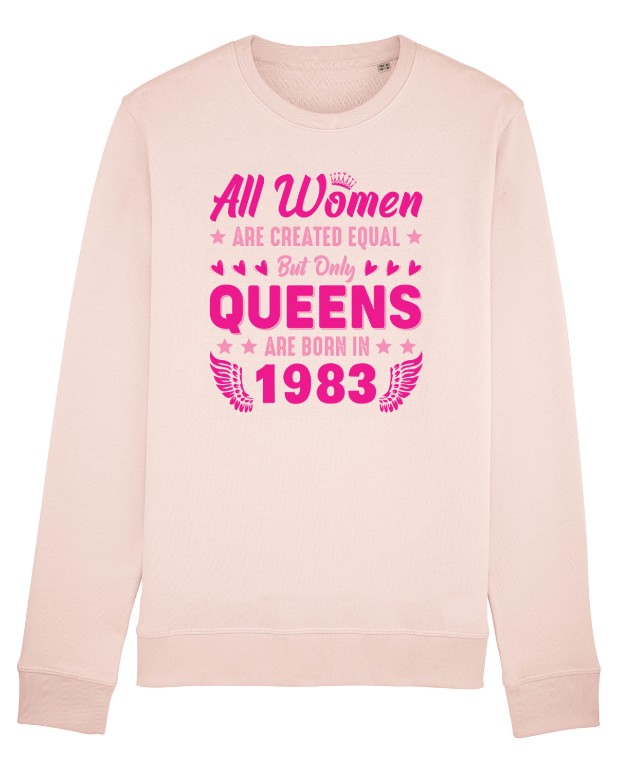 Bluză mânecă lungă Unisex Rise Candy Pink