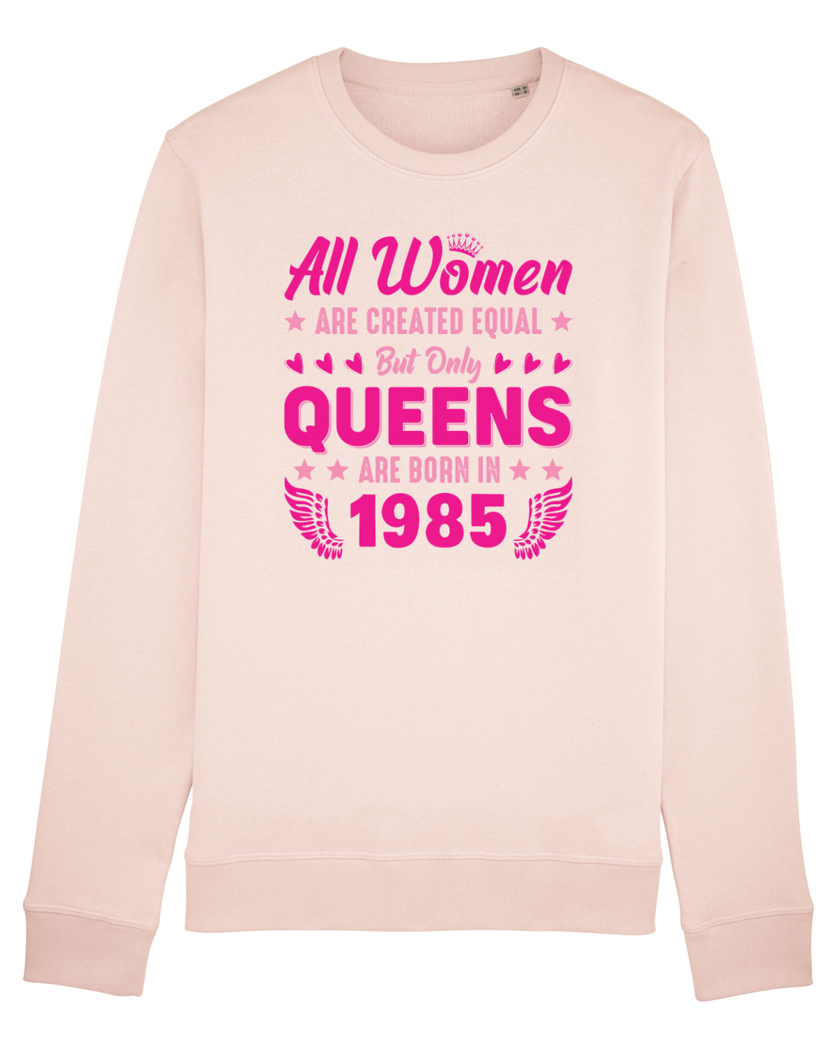 Bluză mânecă lungă Unisex Rise Candy Pink
