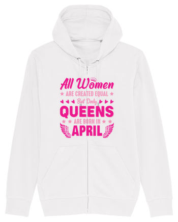All Women Are Equal Queens Are Born In April White