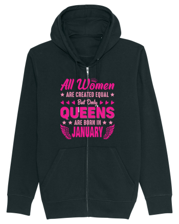 All Women Are Equal Queens Are Born In January Black