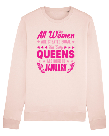 All Women Are Equal Queens Are Born In January Candy Pink
