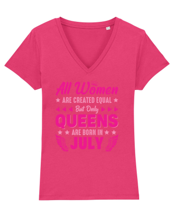 All Women Are Equal Queens Are Born In July Raspberry