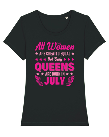 All Women Are Equal Queens Are Born In July Black