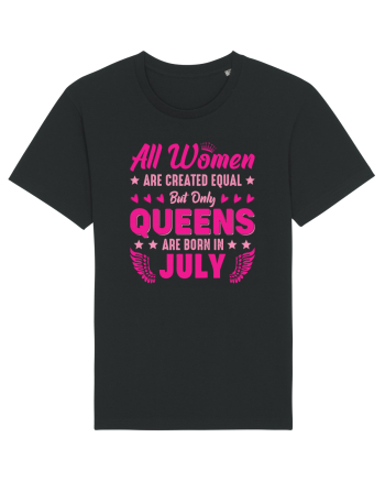 All Women Are Equal Queens Are Born In July Black