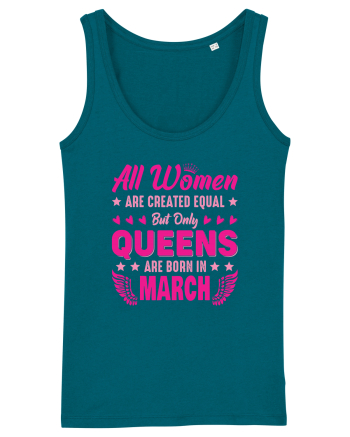 All Women Are Equal Queens Are Born In March Ocean Depth