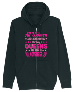 All Women Are Equal Queens Are Born In November Hanorac cu fermoar Unisex Connector