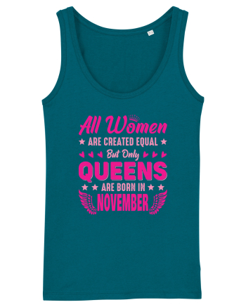 All Women Are Equal Queens Are Born In November Ocean Depth