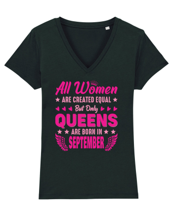 All Women Are Equal Queens Are Born In September Black