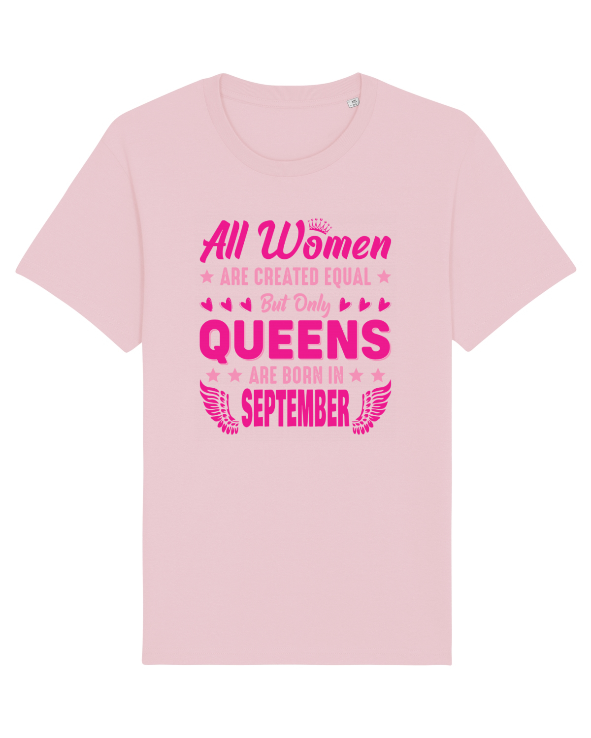 Tricou mânecă scurtă Unisex Rocker Cotton Pink