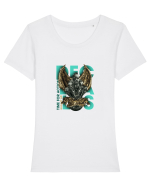 Decebalus - time for action since 87 AD Tricou mânecă scurtă guler larg fitted Damă Expresser