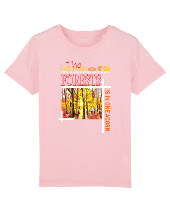 Forest Landscape Cotton Pink