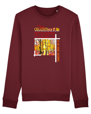 Forest Landscape Burgundy