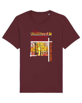 Forest Landscape Burgundy