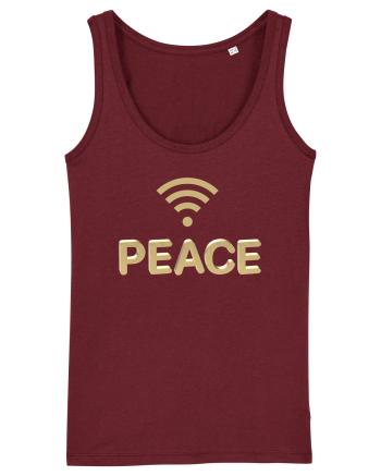 Peace Burgundy