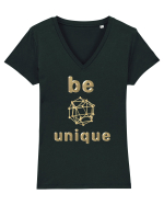 Be Unique Tricou mânecă scurtă guler V Damă Evoker