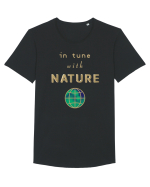In Tune With Nature Tricou mânecă scurtă guler larg Bărbat Skater