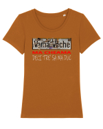 Vama Veche Ma Cheama Tricou mânecă scurtă guler larg fitted Damă Expresser