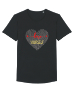 Love Yourself Tricou mânecă scurtă guler larg Bărbat Skater