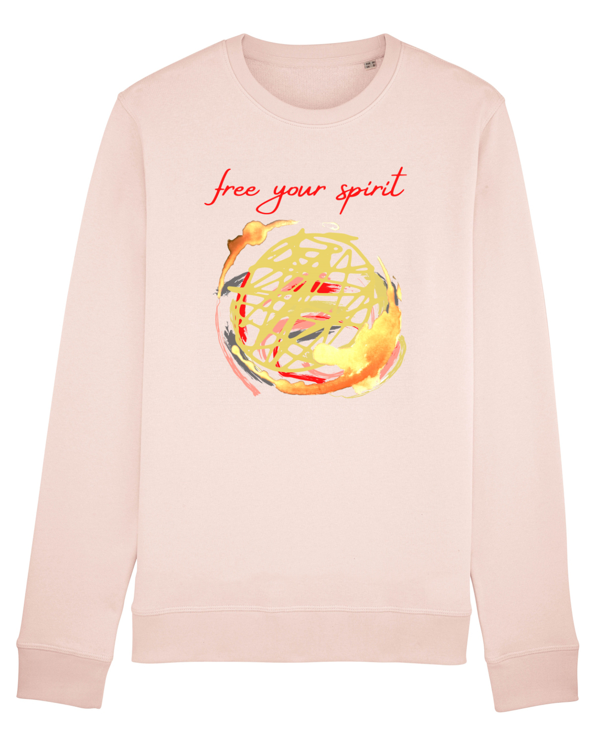 Bluză mânecă lungă Unisex Rise Candy Pink