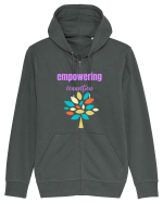 Empowering Connection Hanorac cu fermoar Unisex Connector